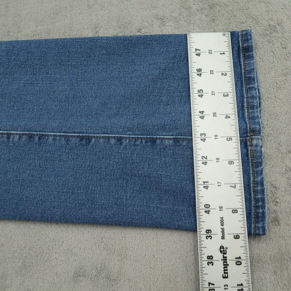 Loft Jeans Women's Size 12P Blue High-Rise Bootcut Denim 27" Inseam Stretch - Picture 5 of 16